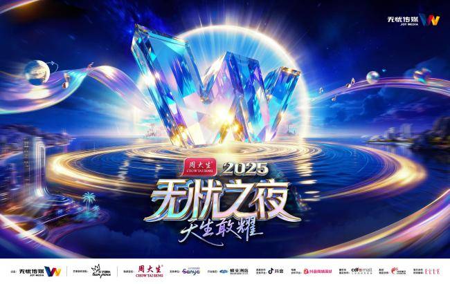 三亚将迎無(wú)忧之夜2025，周(zhōu)大(dà)生冠名+芒果(guǒ)制作班底打造“红人奥斯卡”