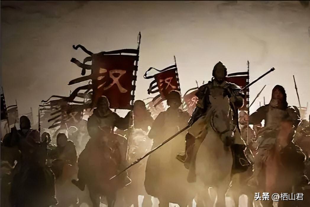 耿恭率(lǜ)三百人死(sǐ)守孤(gū)城一年,吃胡虏肉,饮匈奴血,成为嶽(yuè)飞的偶像